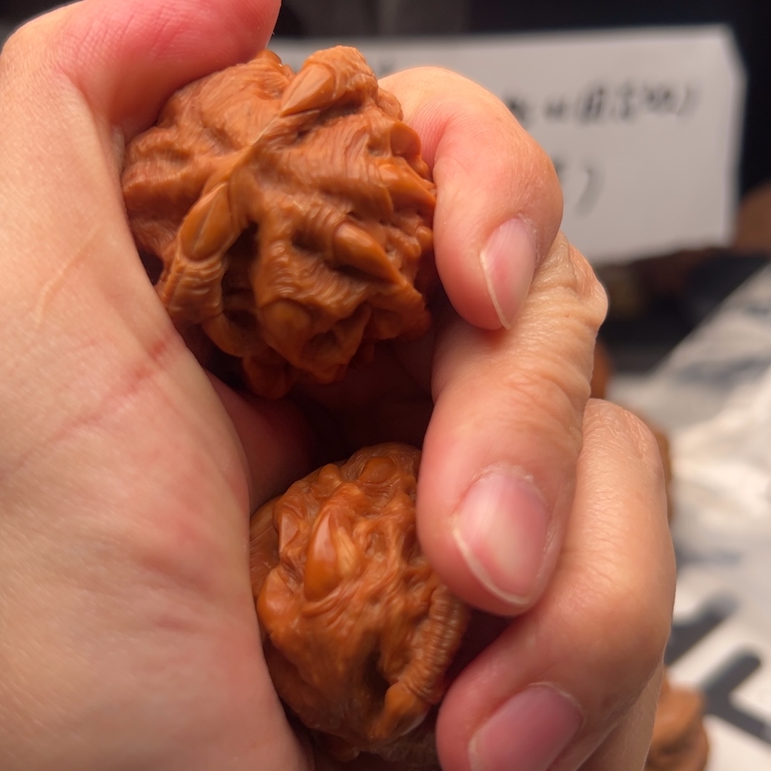 文玩核桃把件雕刻42文玩核桃