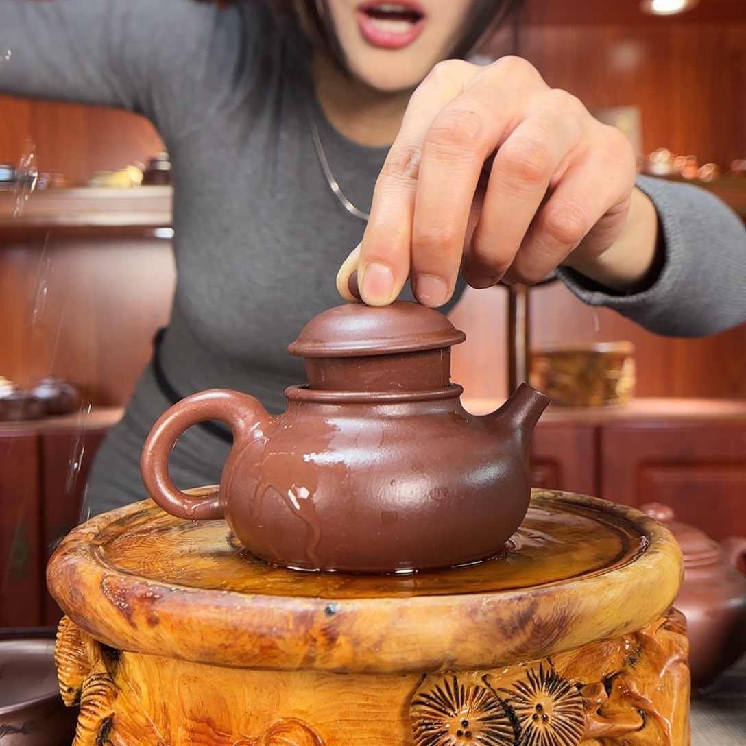 紫砂茶壶一壶李紫砂