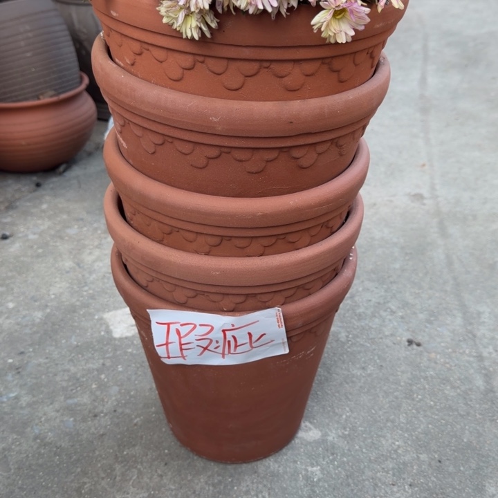 花盆紫砂口24高23宜兴紫砂粗糙正常