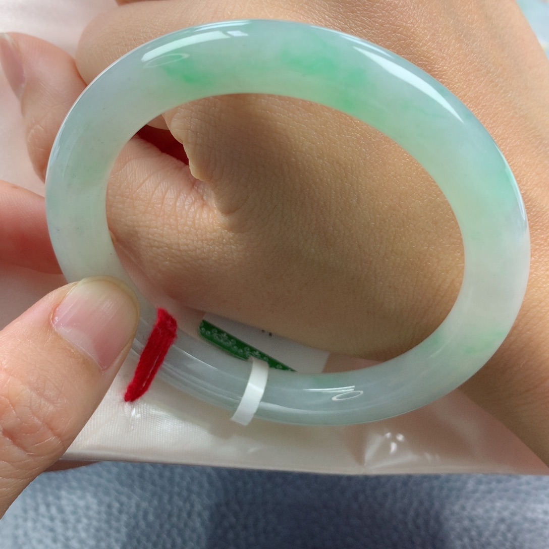 未镶嵌手镯翡翠缅甸天然翡翠A货55.5正