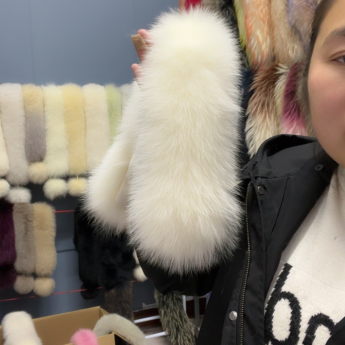 【闪购商品】狐狸毛带子款