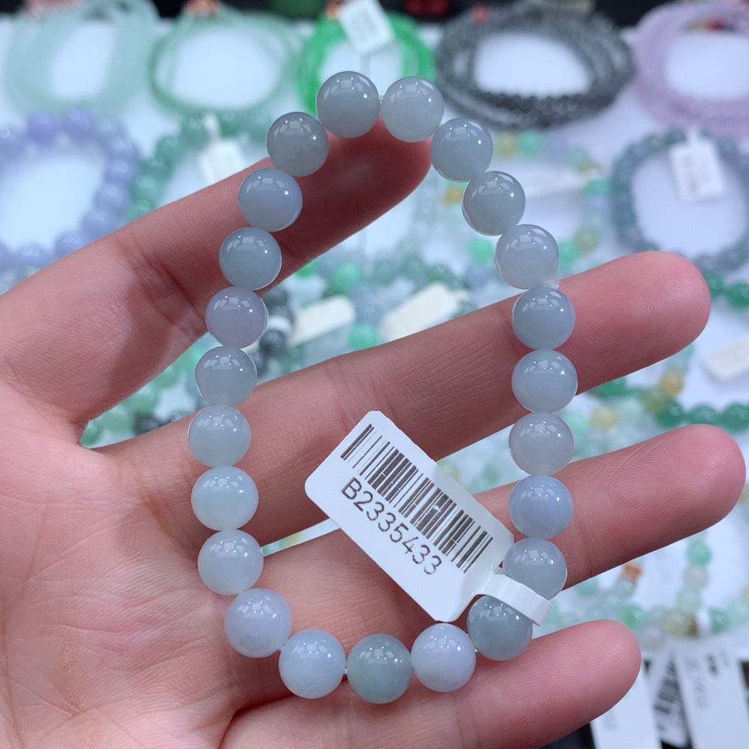 翡翠手链未镶嵌天然