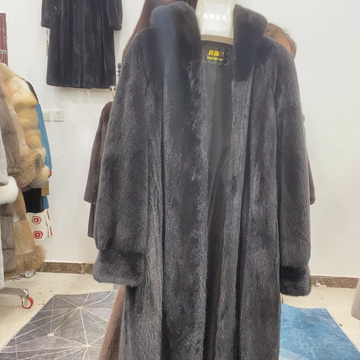 时尚潮流百搭水貂外套