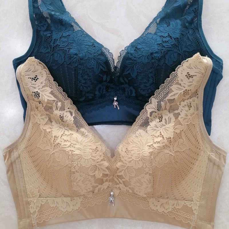 599内衣上托聚拢蕾丝美背调整型文胸