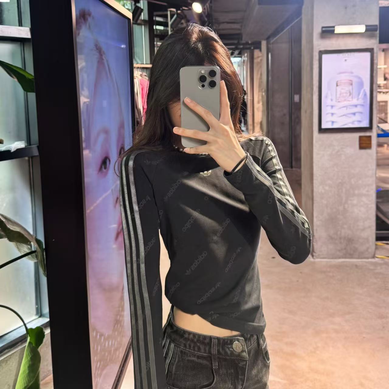 adidas TIGHT TEE LS 运动修身长袖T恤X KS6109