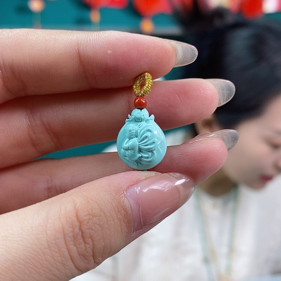 绿松石珠宝奇石未镶嵌给****