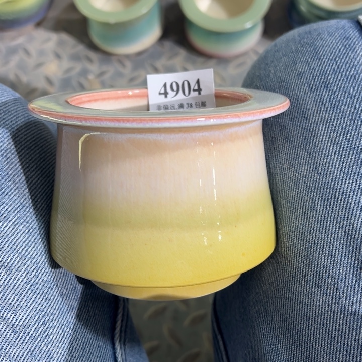 口8高8 手工花盆满30包邮