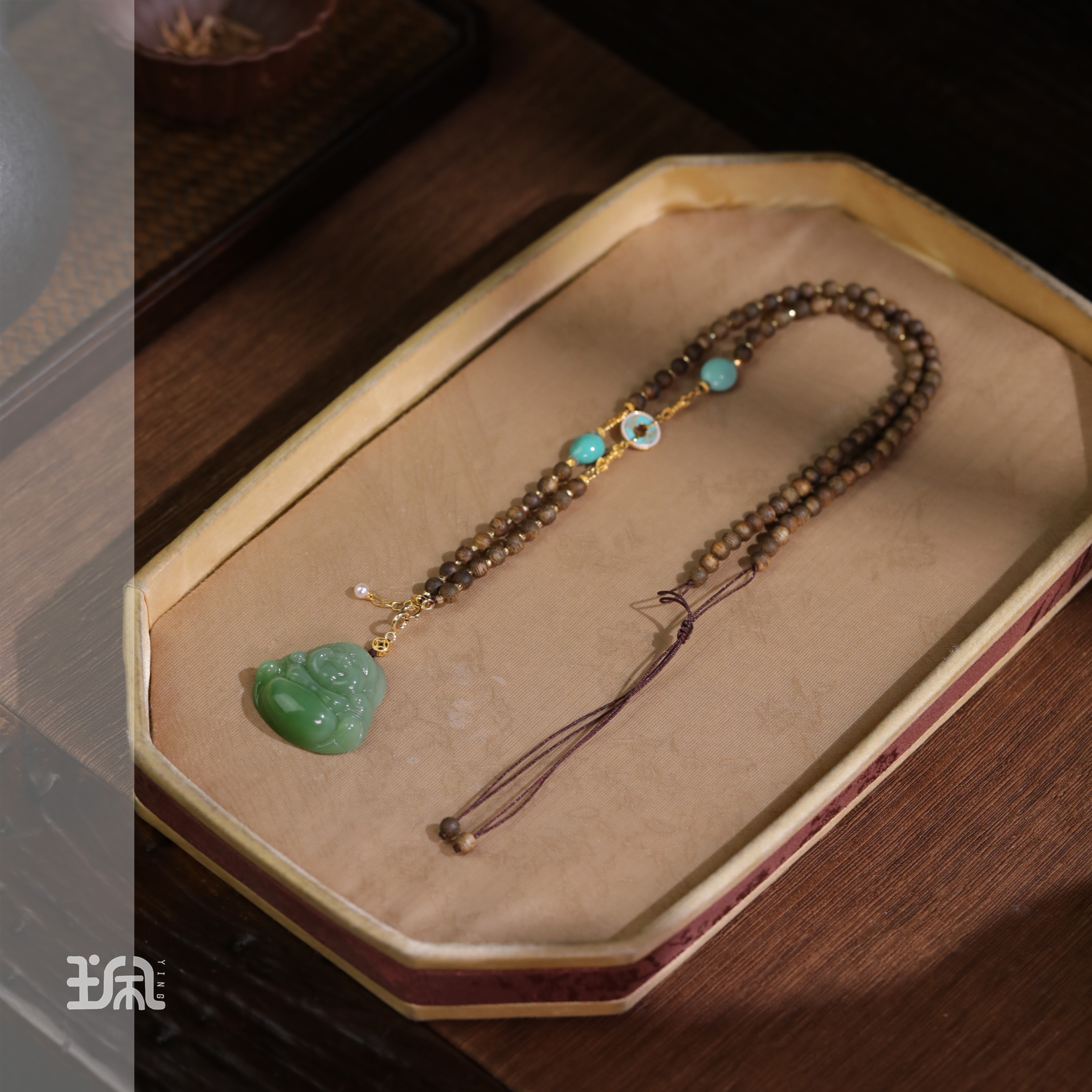 项链/浅霜|和田玉*18K金镶嵌CYB25012714多样性发其一