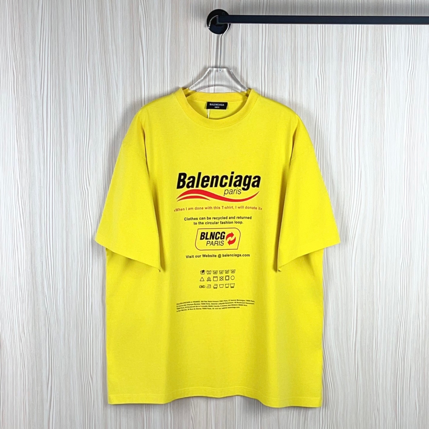 99新 Balenciaga/巴黎世家 短袖/成色看直播 尺码M/GSH1762 