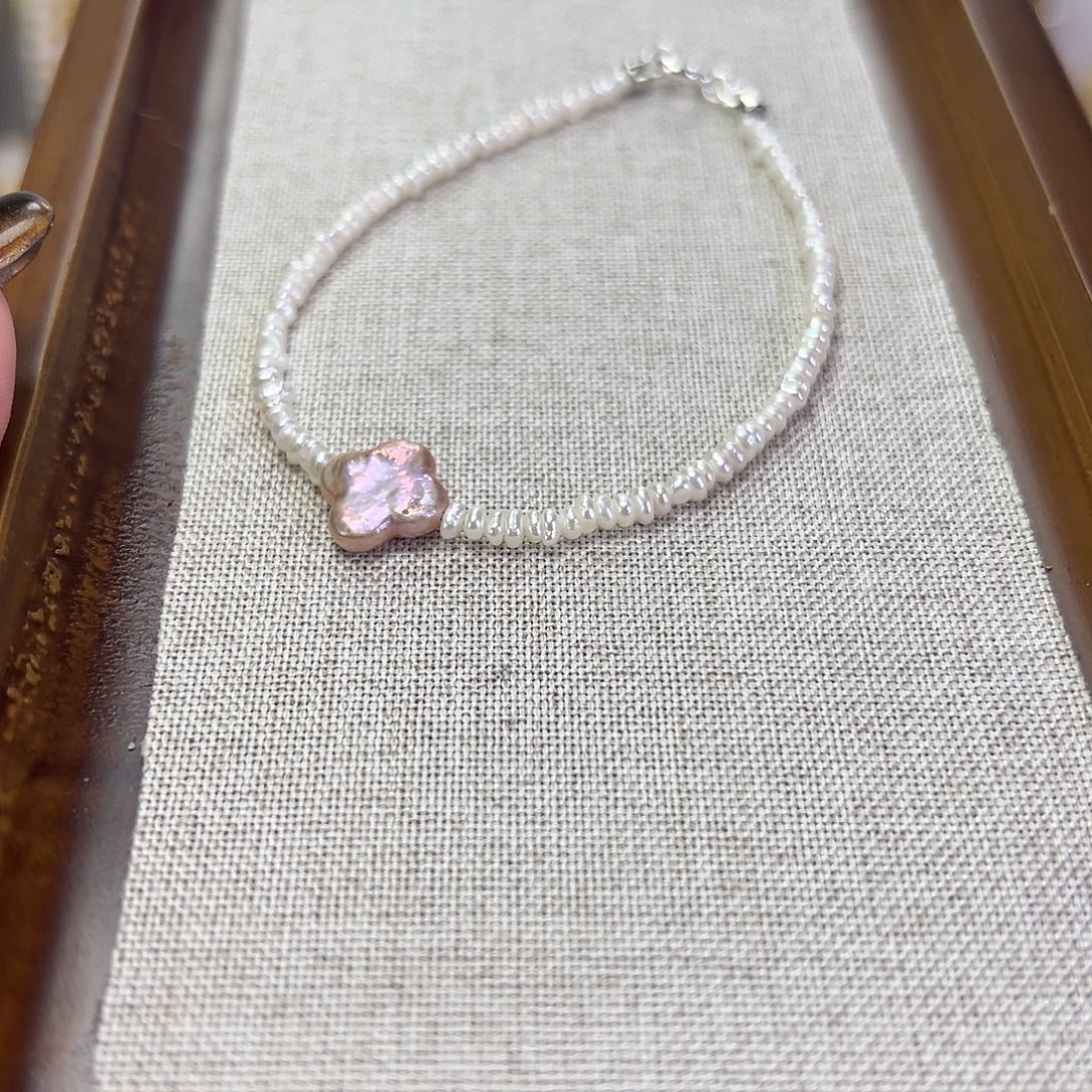 淡水珍珠手绳钛钢