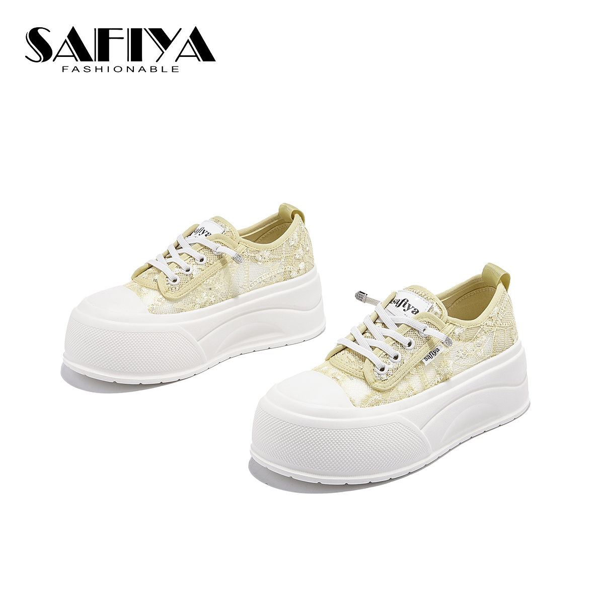 索菲娅Safiya2025夏季新款时尚舒适透气休闲轻便厚底鞋SFD2112A83