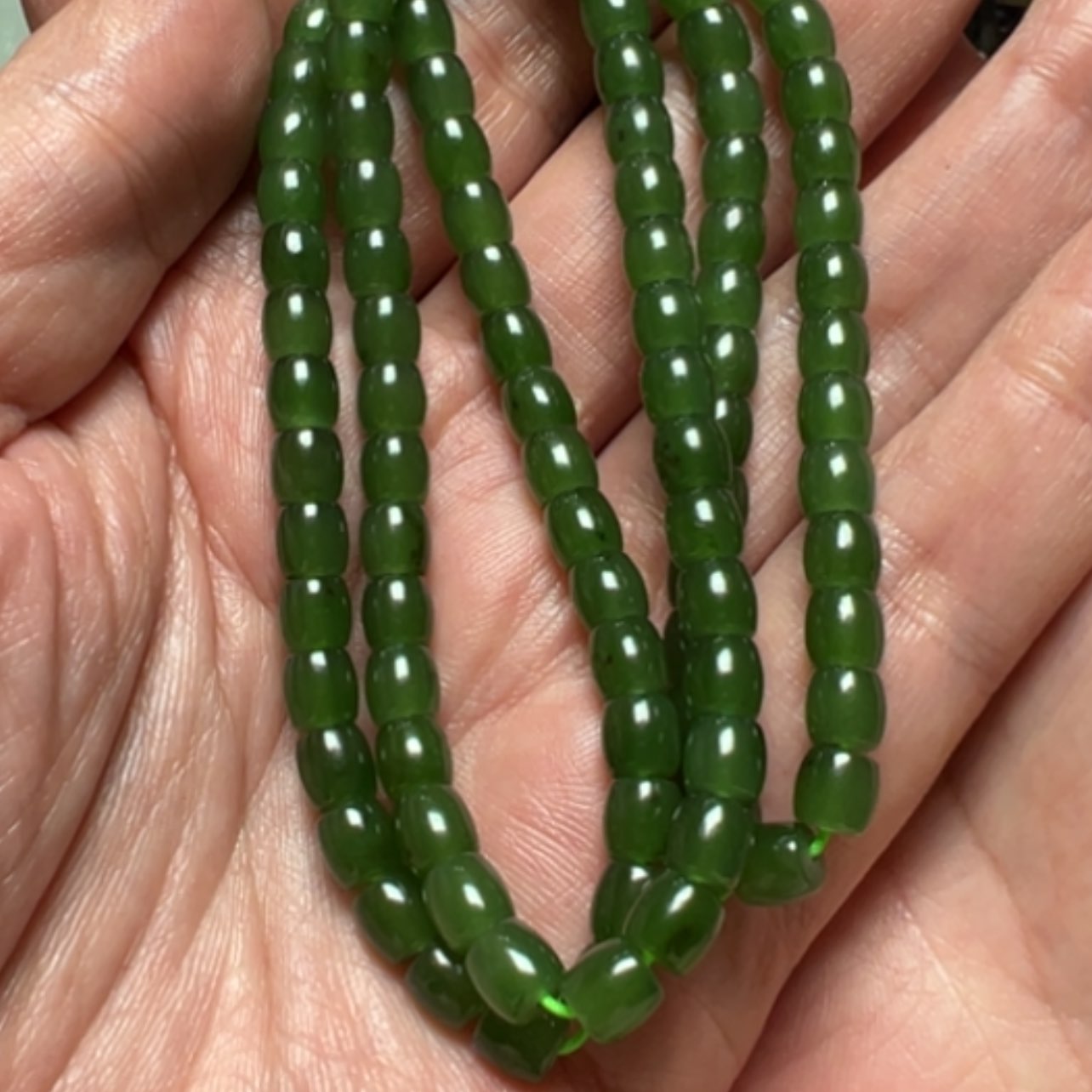 【闪购商品】颈饰未镶嵌和田玉（碧玉）嘟*
