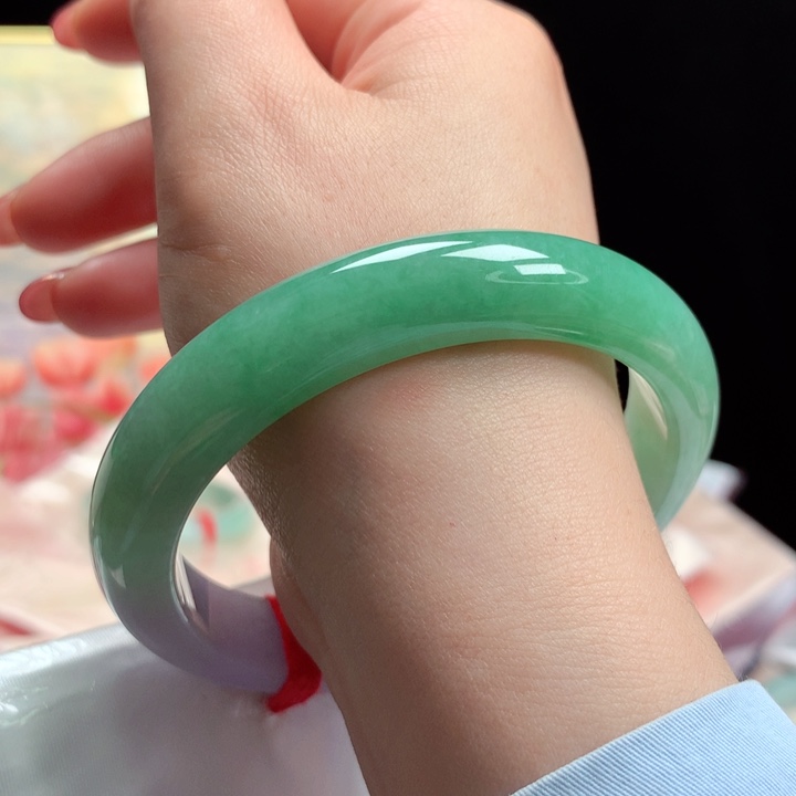 翡翠手镯未镶嵌色彩美⭐️63