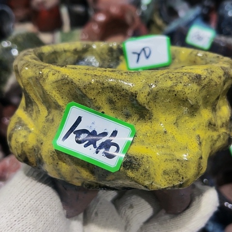 红陶粗陶花盆手工