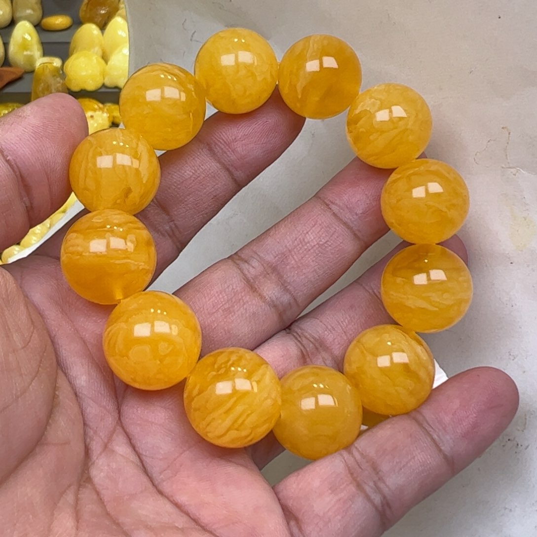 【闪购商品】琥珀裸石未镶嵌爱*f18➕