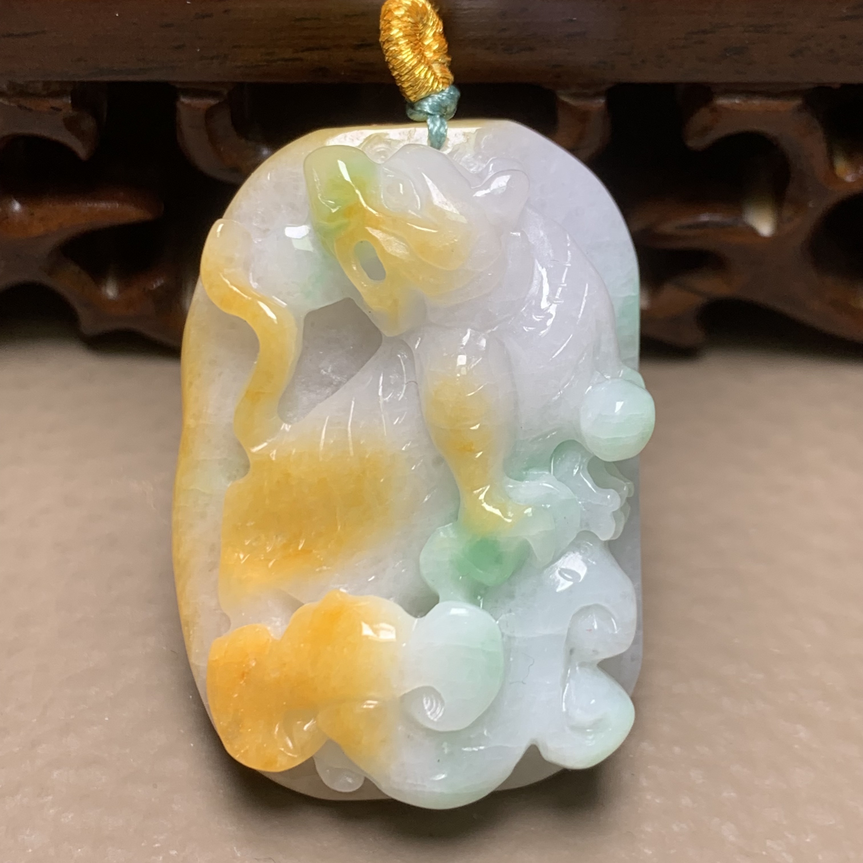 A526珠宝玉石A货翡翠吊坠