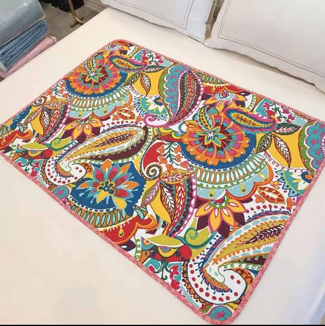 出口纯棉床盖多用途生理垫经期小床垫宠物垫床盖70X100厘米