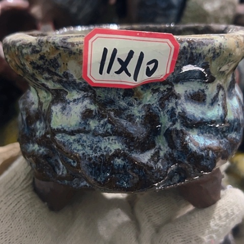 红陶粗陶花盆手工