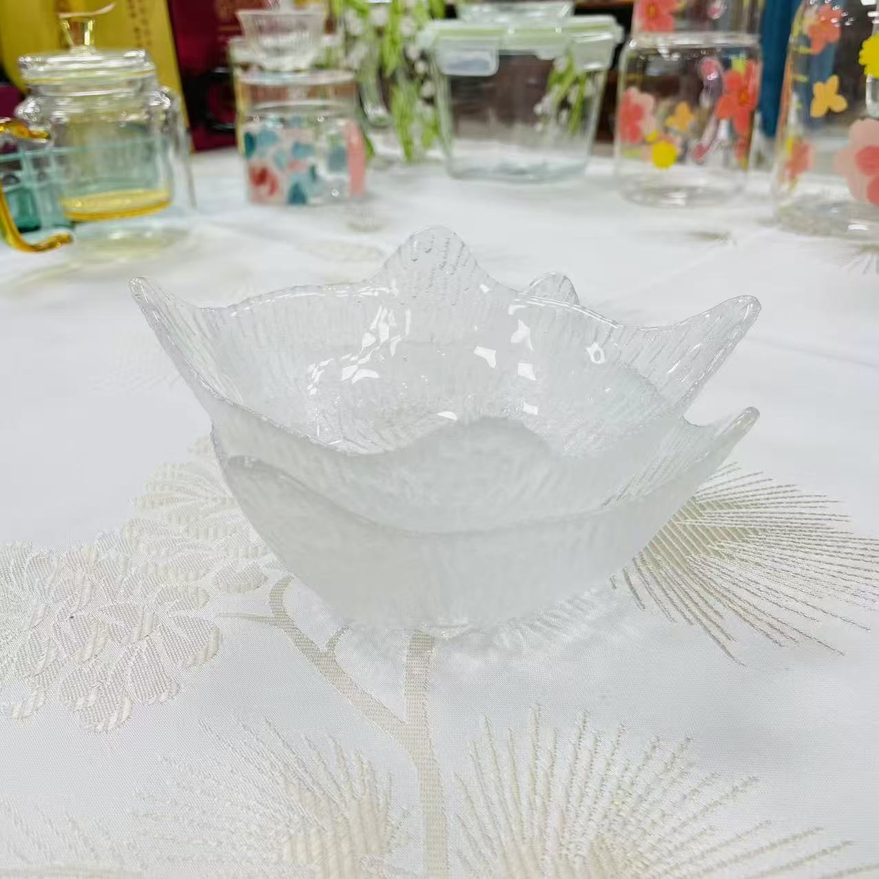 星云正方形小料碗蘸料碗两只直径10.5cm