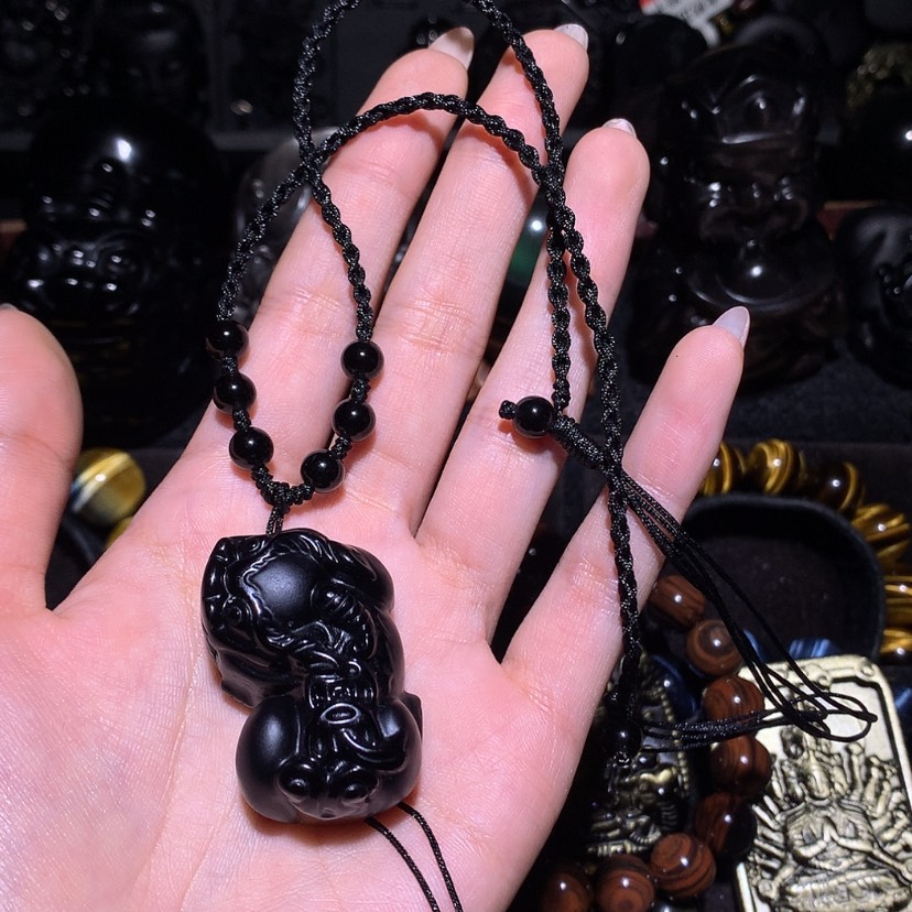 【闪购商品】未镶嵌黑曜岩珠宝奇石用****3