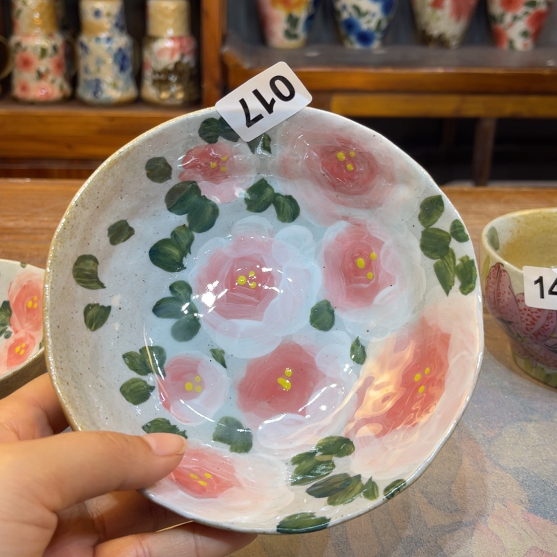 简***一瓷片景德镇手工制作微瑕