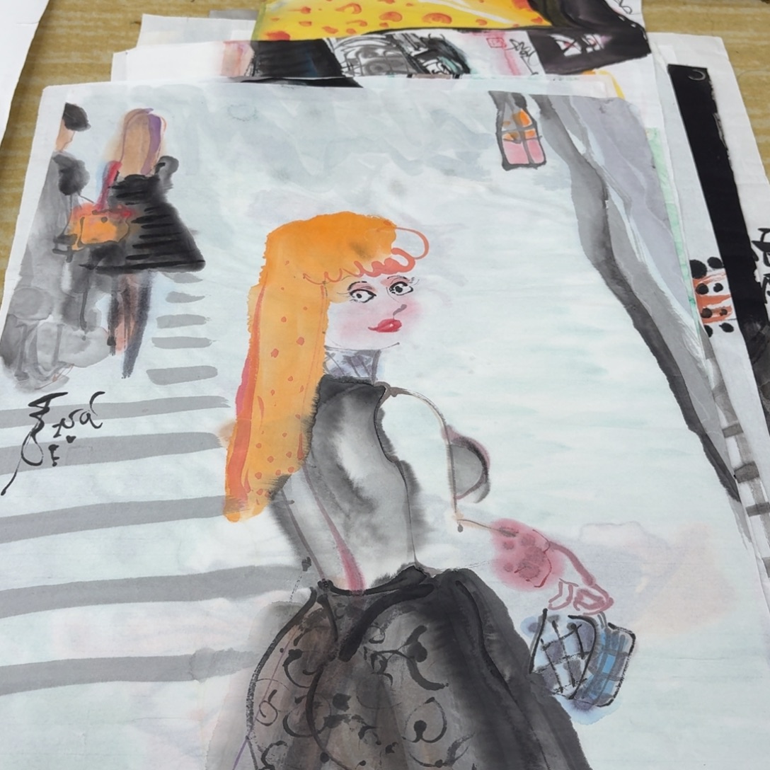 国画四尺四开哈哈哈哈