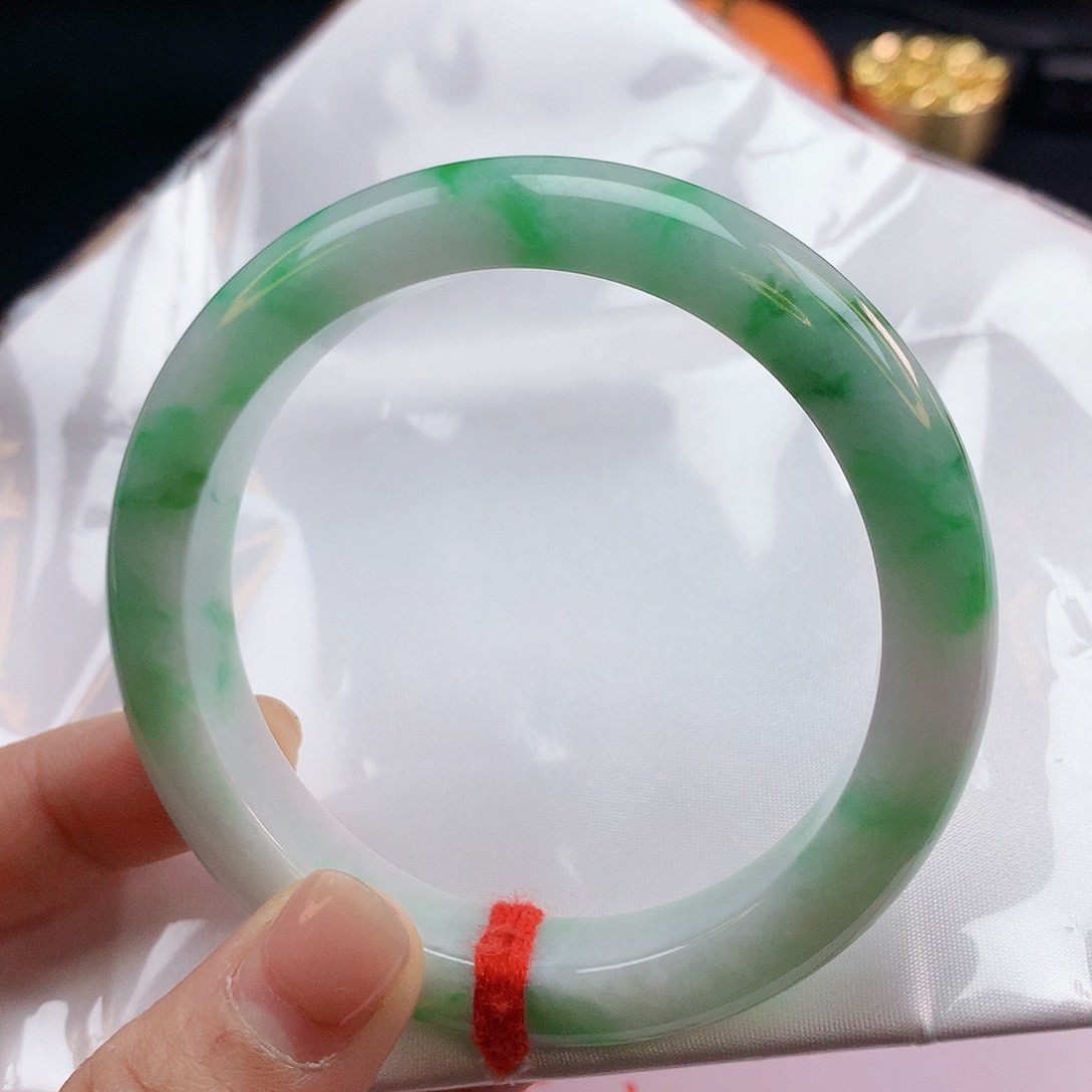 翡翠手镯未镶嵌58圈2451