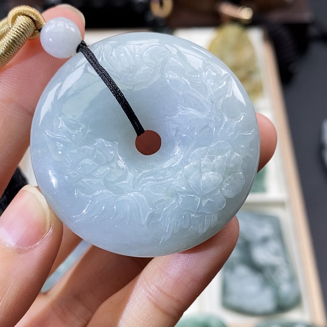 颈饰未镶嵌翡翠缅甸翡翠a货