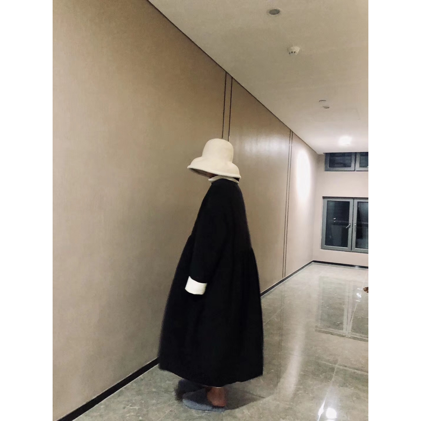 rizriz设计感双面穿手缝棉衣温暖过冬外套