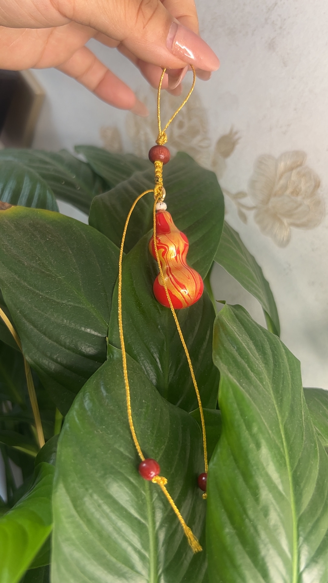 桃木小葫芦可做钥匙扣，挂件