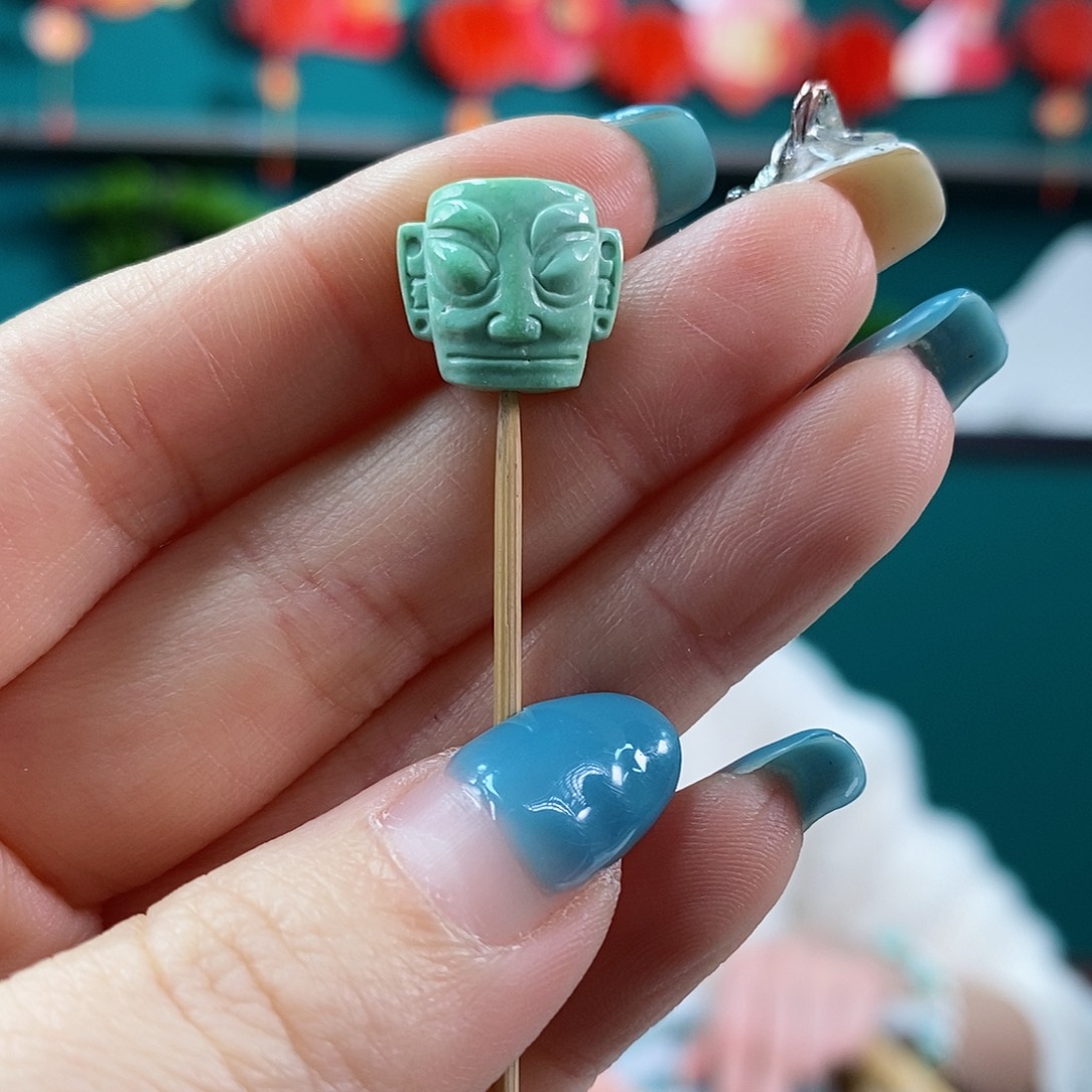 绿松石珠宝奇石未镶嵌