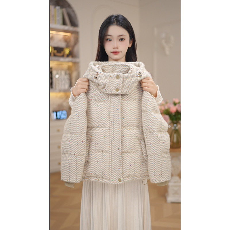 女童棉服外套冬装2025新款洋气时髦儿童女孩棉衣大童棉袄冬季7965