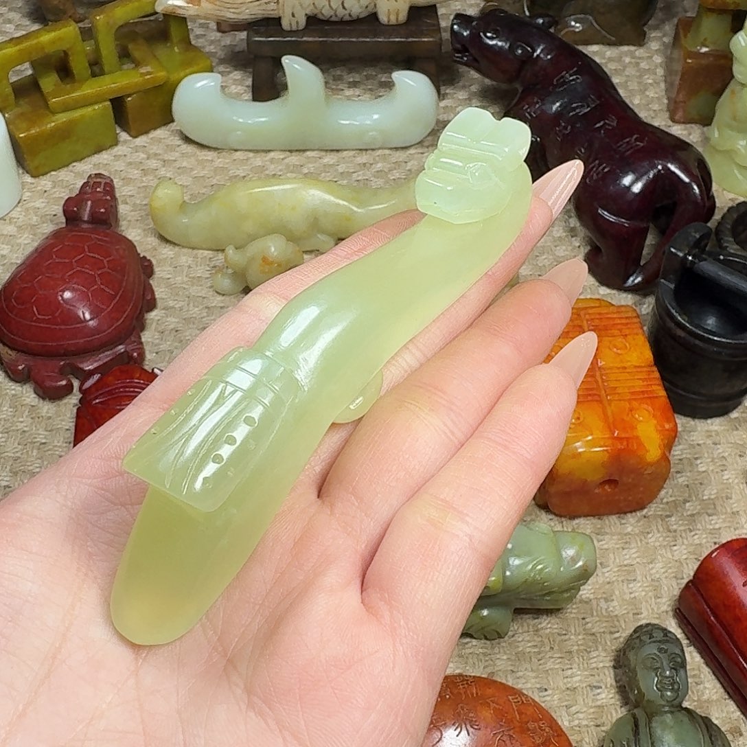 白玉菩提吊坠挂件