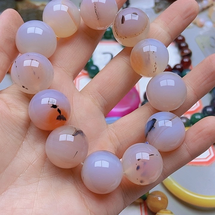 【闪购商品】未镶嵌玛瑙/玉髓珠宝半成品8***8