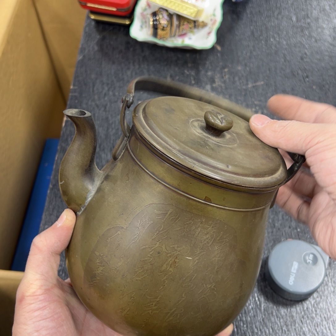 铜日本中古工艺品摆件