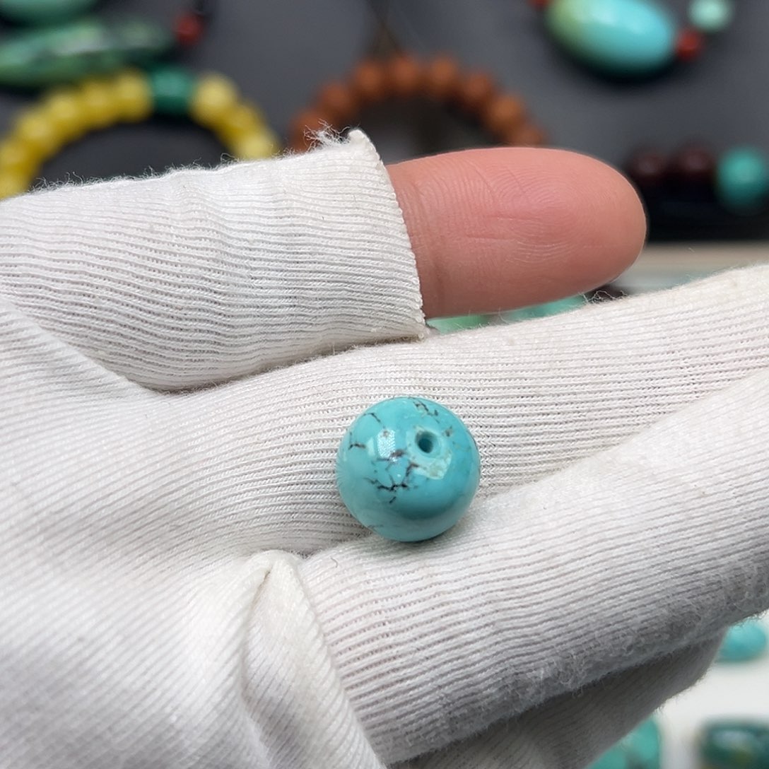 绿松石珠宝奇石未镶嵌千****