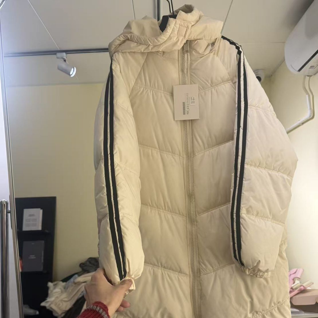 韩版时尚长款女冬季新款加厚过膝棉服外套