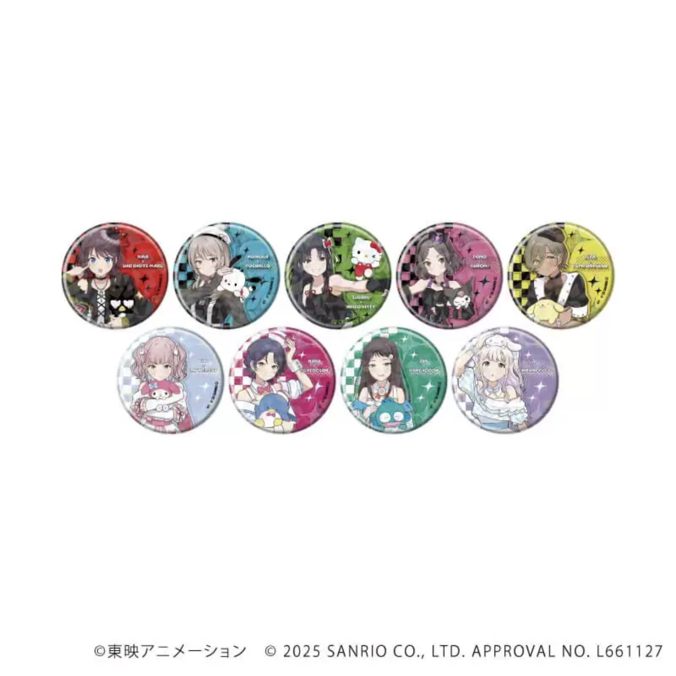 【正版日谷】哭泣少女乐队GBC三丽鸥联动正比Q版吧唧徽章盲盒代拆