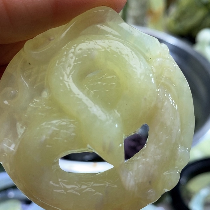 岫玉岫玉吊坠未镶嵌