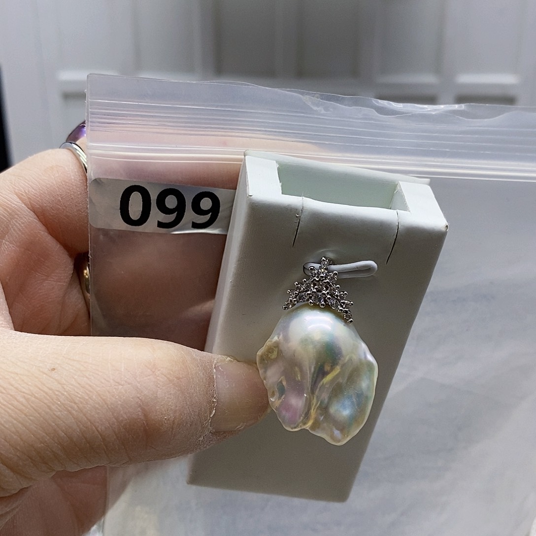 颈饰合金淡水珍珠