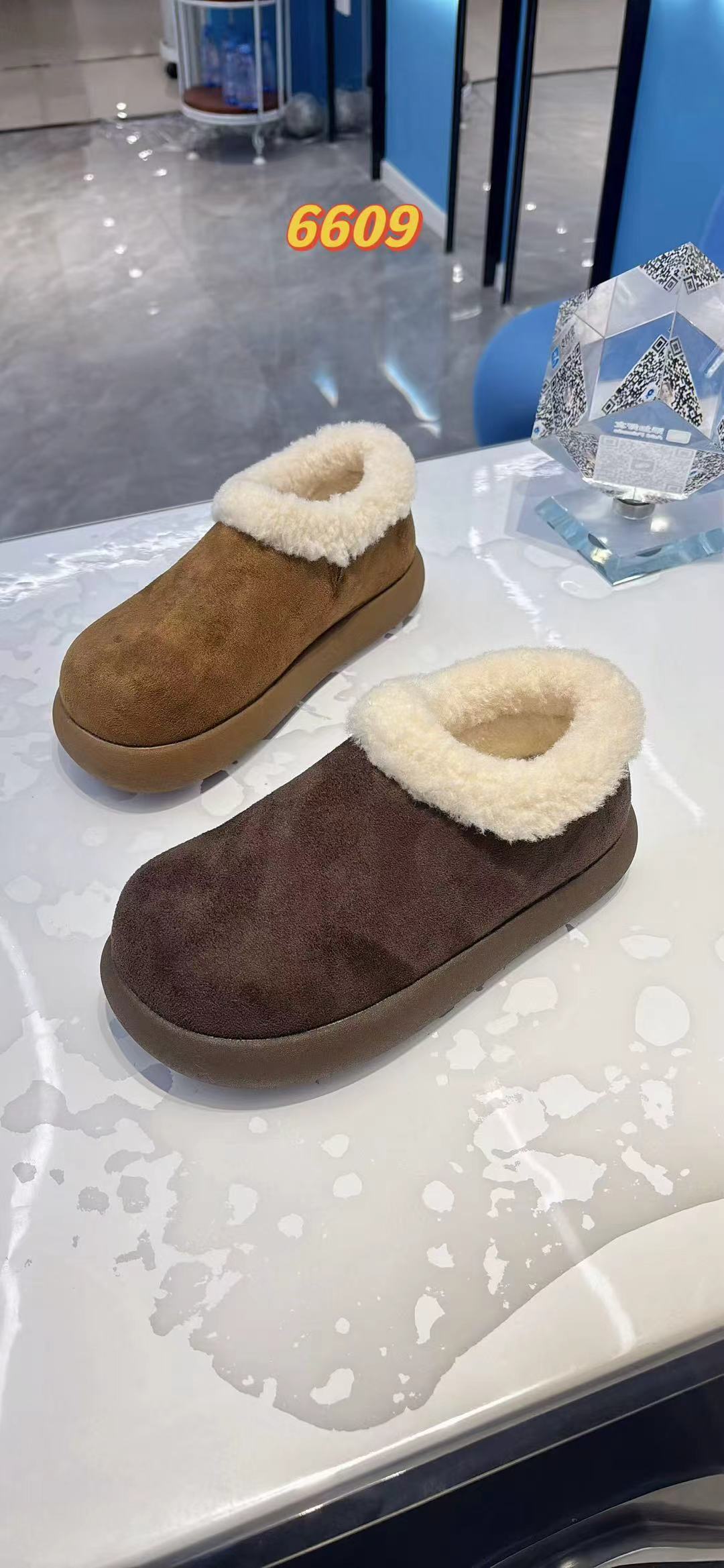 防滑防水6609时尚雪地靴秋冬加厚冬季加绒