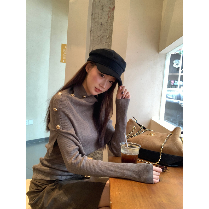 【心动选项】时尚套装新款韩系保暖真两件时尚套装气质上衣I6-50