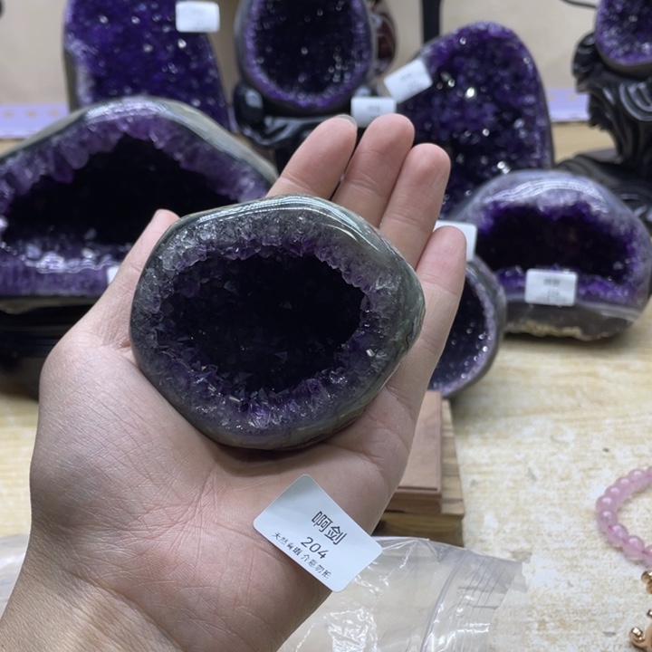 未镶嵌大型摆件（非配饰）紫晶