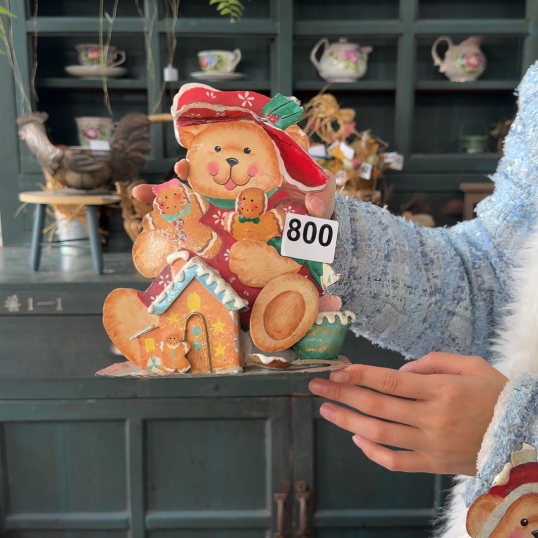 圣诞福利月老货玩具默认微瑕损米背后凹进去了