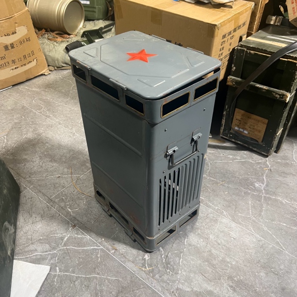 正品灰色收纳箱工具箱五角星