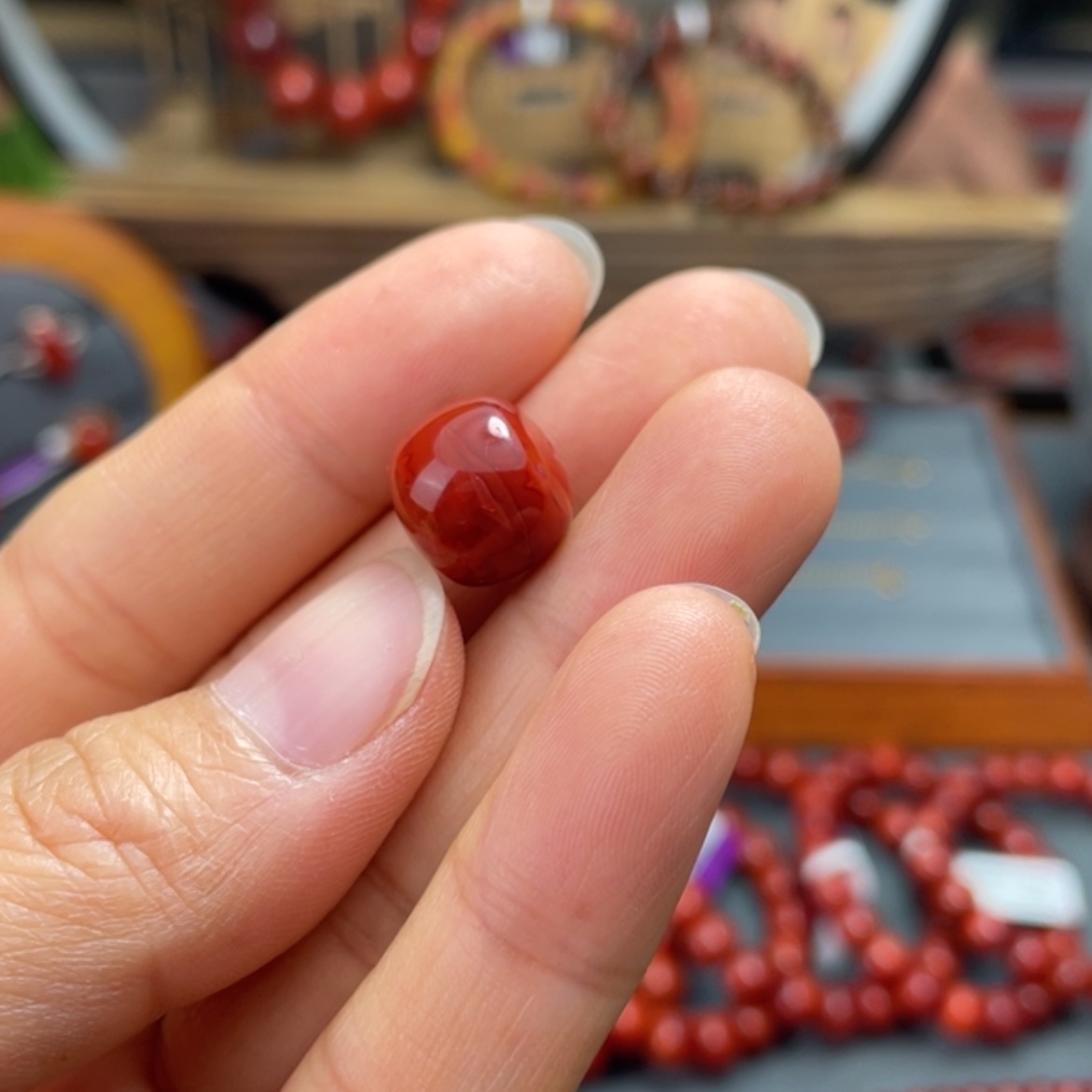 【闪购商品】南红玛瑙单珠12多样性发1颗未镶嵌