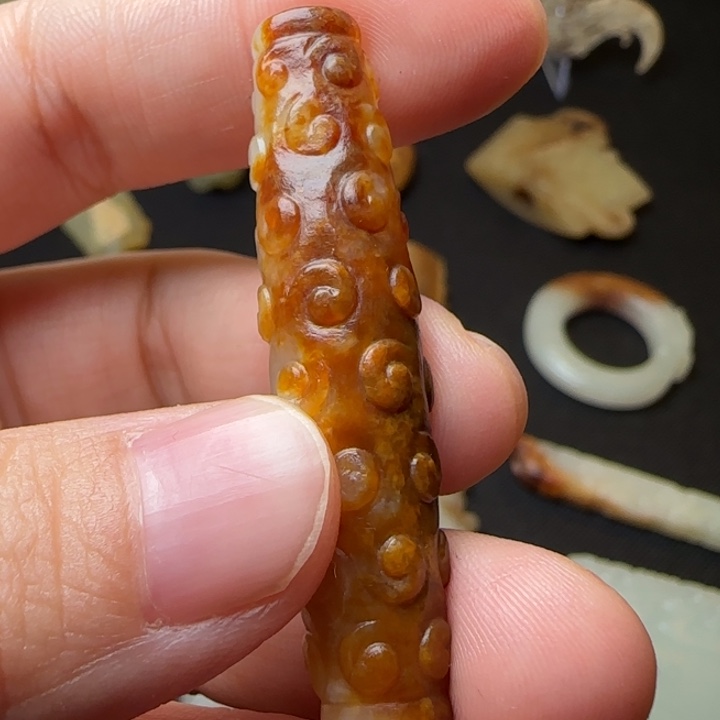 和田玉（糖玉）颈饰未镶嵌阿*坦