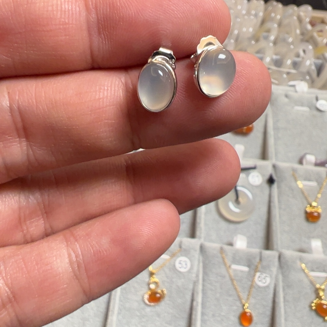 玛瑙/玉髓珠宝半成品银S925镶嵌你****！其中一个