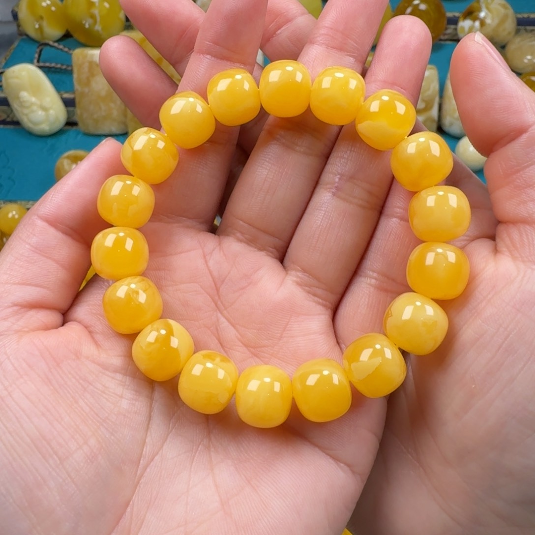 蜜蜡手链未镶嵌蜜蜡