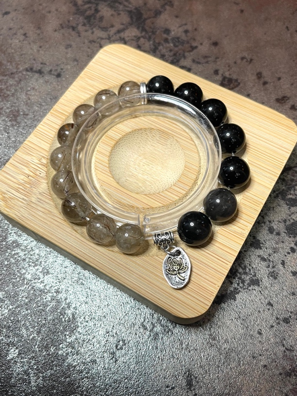 合金手链 银耀红铜发中性风新中式